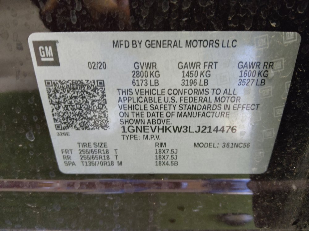 Used 2020 Chevrolet Traverse LT w/ LPO, Floor Liner Package AWD/4WD image 33