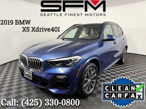 Used 2019 BMW X5 xDrive40i w/ M Sport Package AWD/4WD image 1