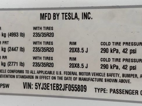 Used 2018 Tesla Model 3 Performance AWD/4WD image 38