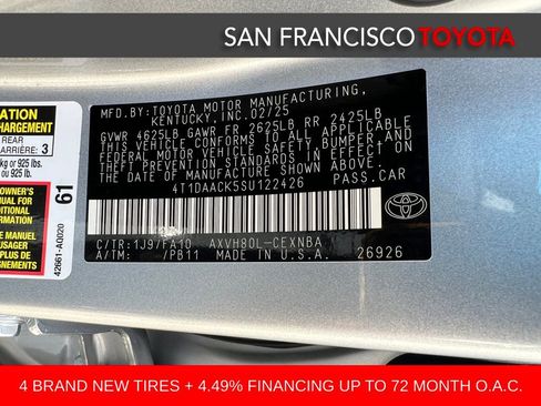 Certified 2025 Toyota Camry LE image 41