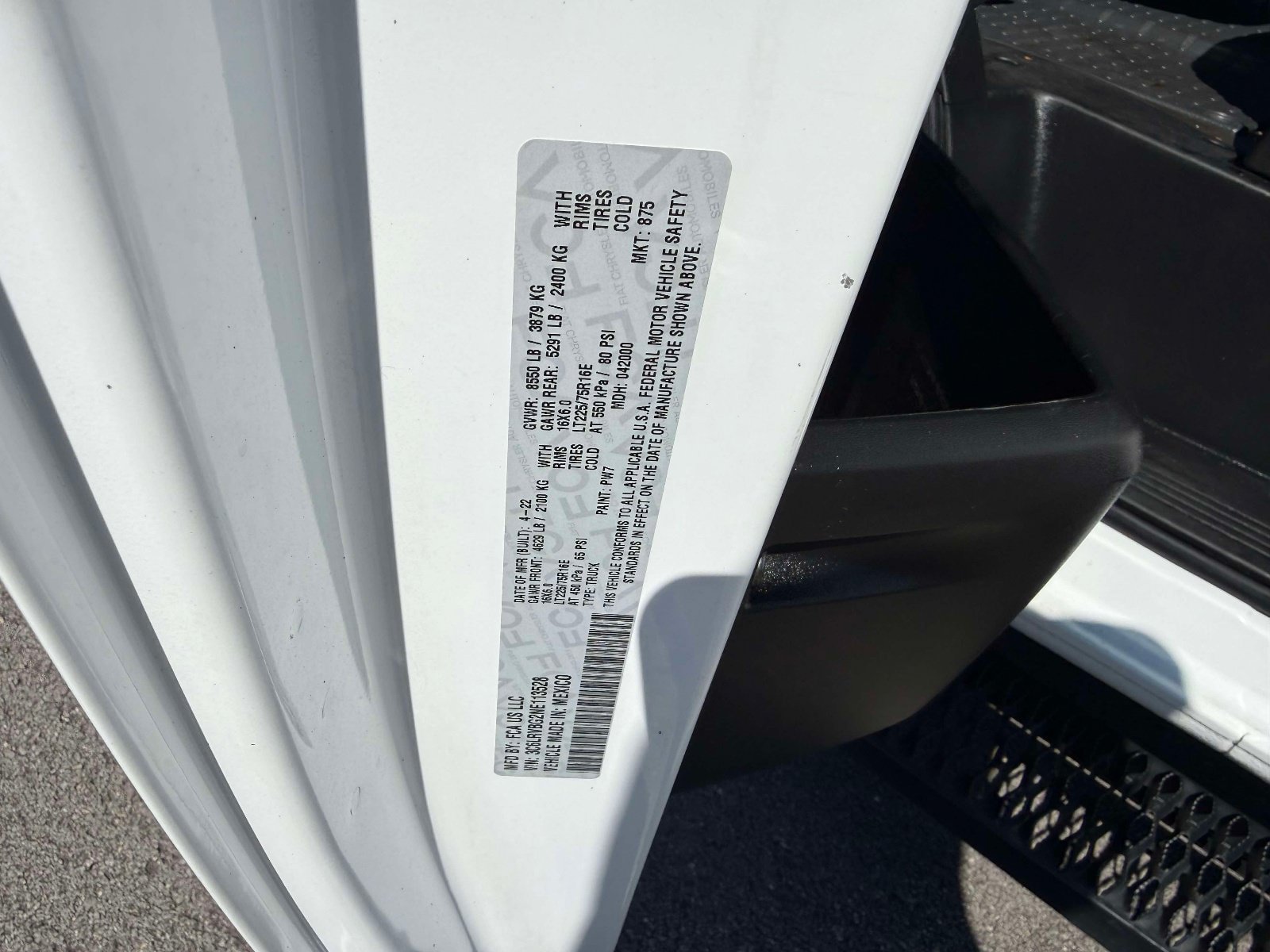 Used 2022 RAM ProMaster 1500 FWD image 9