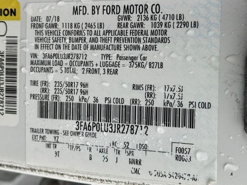 Used 2018 Ford Fusion SE w/ Equipment Group 602A FWD image 39