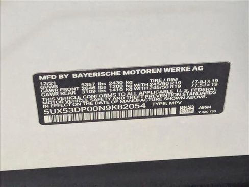 Used 2022 BMW X3 xDrive30i w/ Premium Package 2 image 26