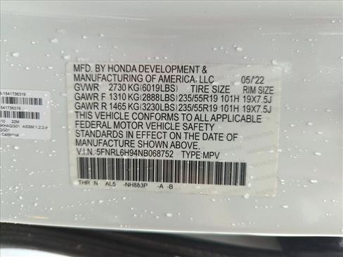 Used 2022 Honda Odyssey Elite image 26