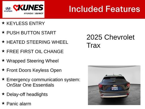 Used 2025 Chevrolet Trax LT w/ LT Convenience Package FWD image 3