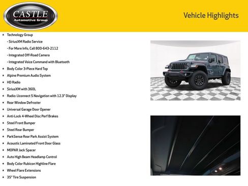 New 2026 Jeep Wrangler Unlimited Rubicon AWD/4WD image 14