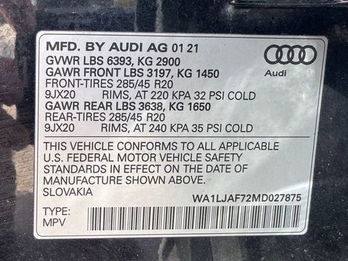 Used 2021 Audi Q7 2.0T Premium Plus w/ Premium Plus Package image 13