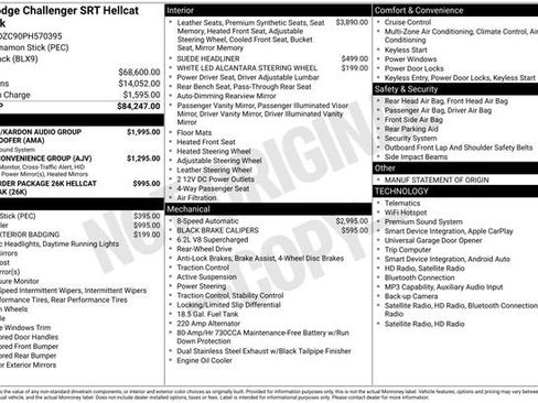 Used 2023 Dodge Challenger SRT Hellcat RWD image 30