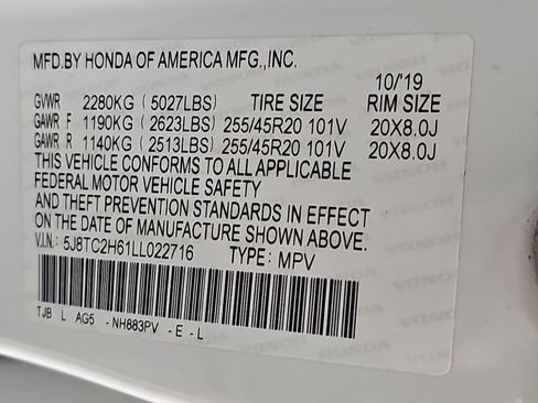 Used 2020 Acura RDX A-Spec AWD/4WD image 37