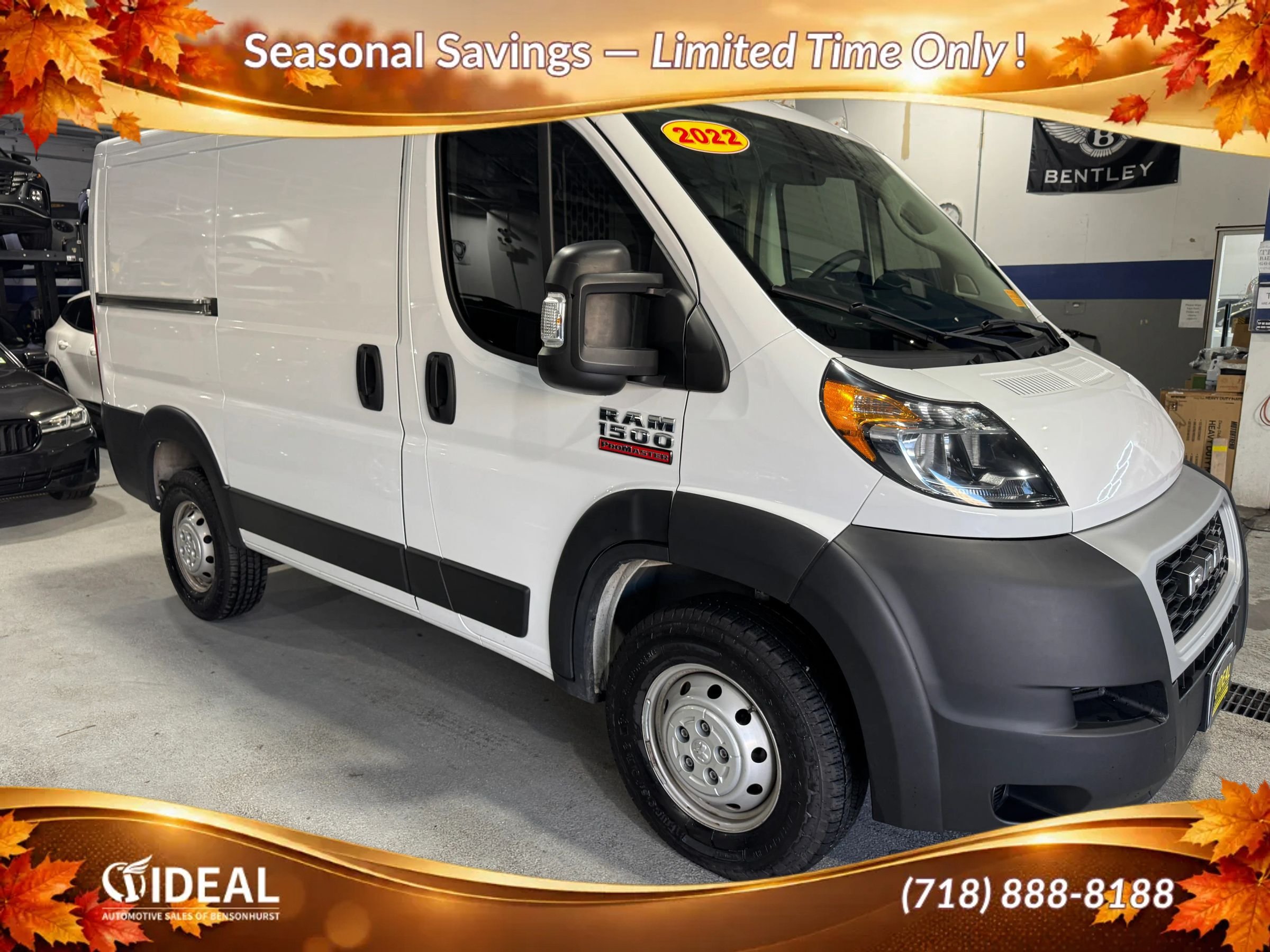 Used 2022 RAM ProMaster 1500 FWD image 1