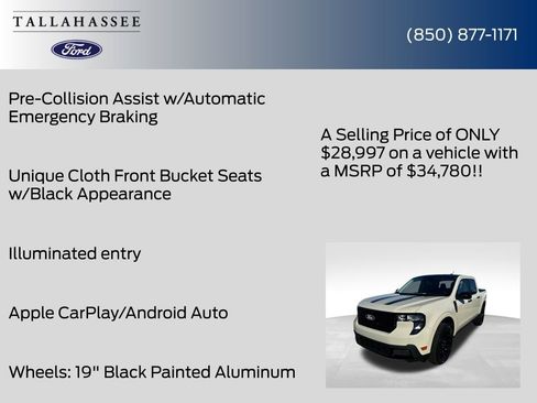 New 2025 Ford Maverick XLT w/ Black Appearance Package image 35