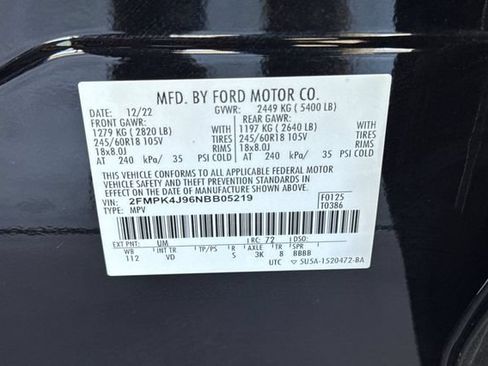 Used 2022 Ford Edge SEL AWD/4WD image 57