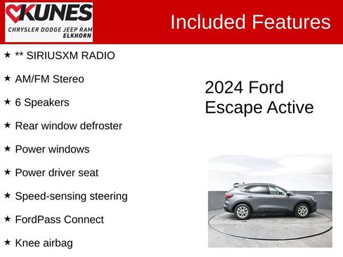 Used 2024 Ford Escape Active image 2