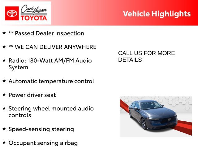 Used 2023 Honda Accord EX image 5