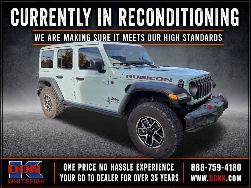 Used 2024 Jeep Wrangler Unlimited Rubicon w/ Technology Group AWD/4WD image 1