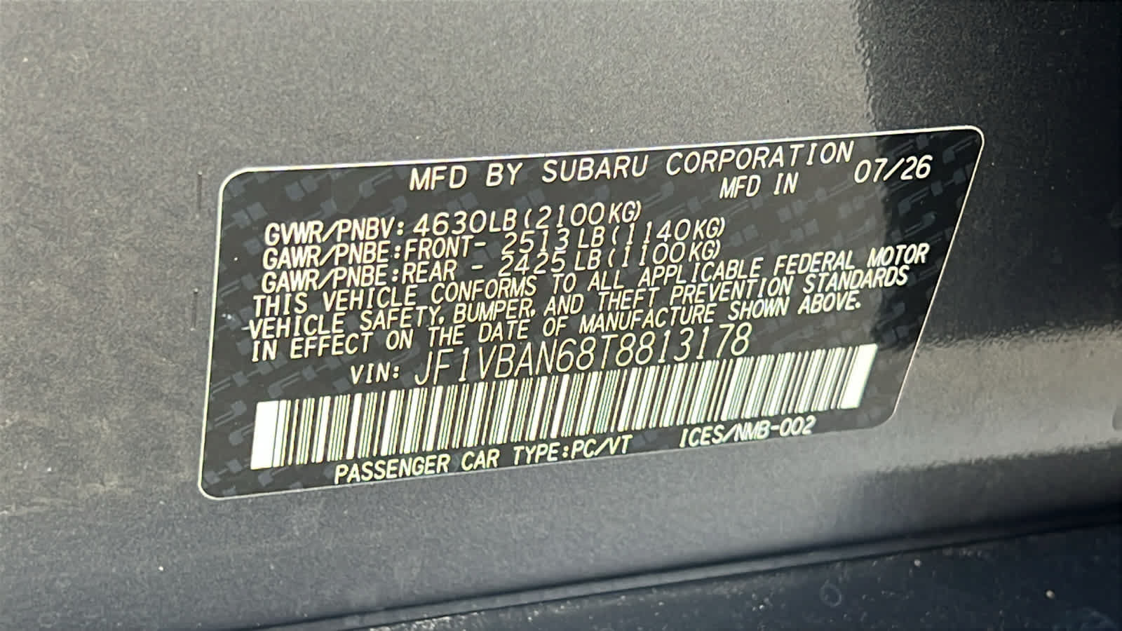 New 2026 Subaru WRX Limited AWD/4WD image 30
