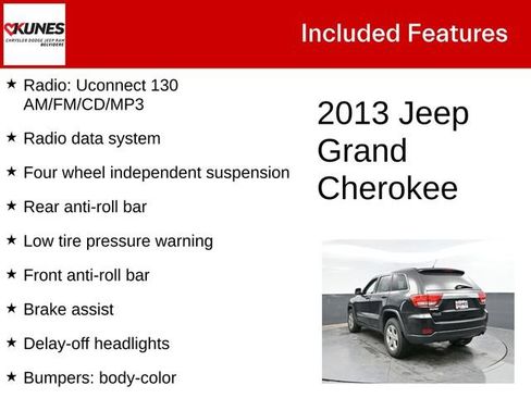 Used 2013 Jeep Grand Cherokee Laredo AWD/4WD image 2