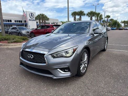 Used 2019 INFINITI Q50 Luxe w/ Cargo Package (L96) RWD image 3