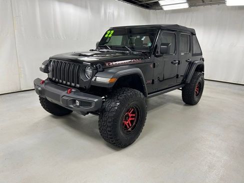 Used 2022 Jeep Wrangler Unlimited Rubicon w/ LED Lighting Group AWD/4WD image 2