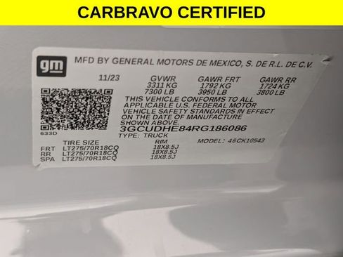 Certified 2024 Chevrolet Silverado 1500 ZR2 w/ Technology Package AWD/4WD image 38