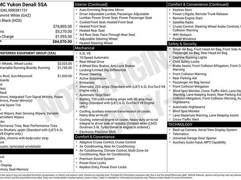 Used 2024 GMC Yukon Denali RWD image 1