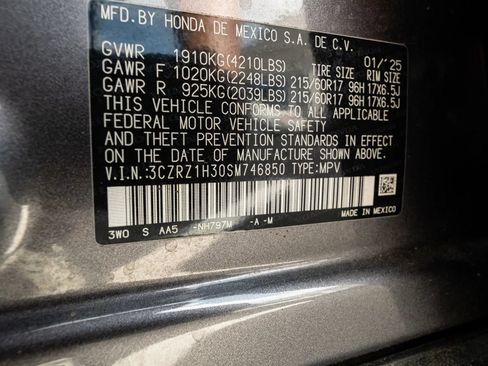 Used 2025 Honda HR-V LX image 43