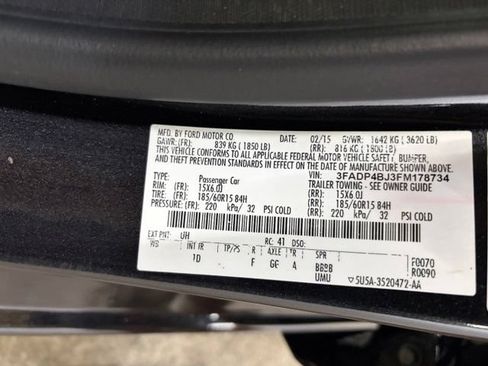 Used 2015 Ford Fiesta SE w/ Comfort Package FWD image 42