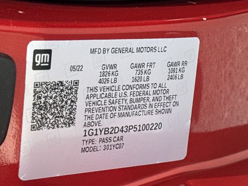 Used 2023 Chevrolet Corvette Stingray Preferred Cpe RWD image 34
