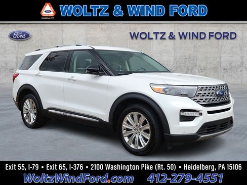 Used 2021 Ford Explorer Limited w/ Equipment Group 301A AWD/4WD image 1