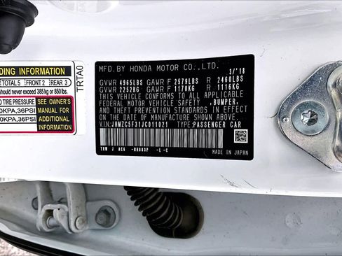 Used 2018 Honda Clarity Touring image 34