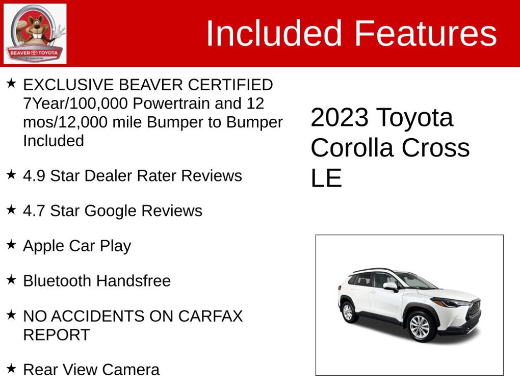 Used 2023 Toyota Corolla Cross LE FWD image 4