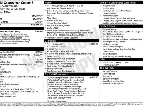 Certified 2025 MINI Cooper Countryman S w/ Comfort Package Max AWD/4WD image 9