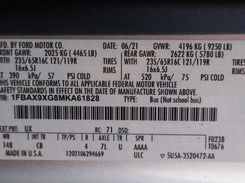 Used 2021 Ford Transit 350 XL image 45