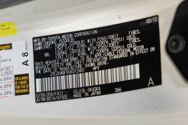 Used 2012 Toyota FJ Cruiser 2WD w/ Convenience Pkg image 61