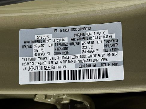 New 2026 MAZDA CX-70 3.3 Turbo S w/ Premium Package image 27