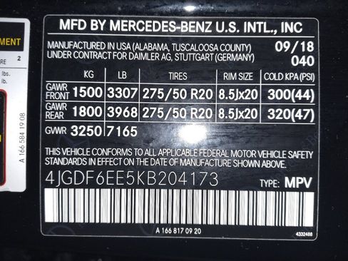 Used 2019 Mercedes-Benz GLS 450 4MATIC w/ Premium 1 Package image 33