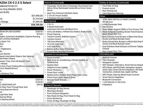 New 2026 MAZDA CX-5 Select AWD/4WD image 2