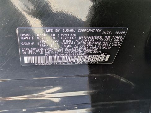 Used 2021 Subaru Ascent Limited AWD/4WD image 36