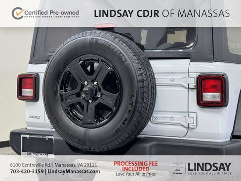 Certified 2022 Jeep Wrangler Unlimited Sport AWD/4WD image 11