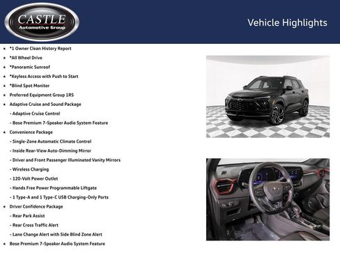 Used 2025 Chevrolet TrailBlazer RS w/ Convenience Package AWD/4WD image 4