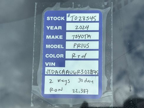 Certified 2024 Toyota Prius Limited image 45