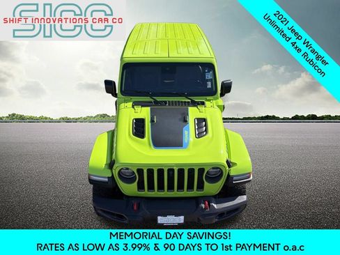 Used 2021 Jeep Wrangler Unlimited Rubicon 4xe w/ Steel Bumper Group AWD/4WD image 10