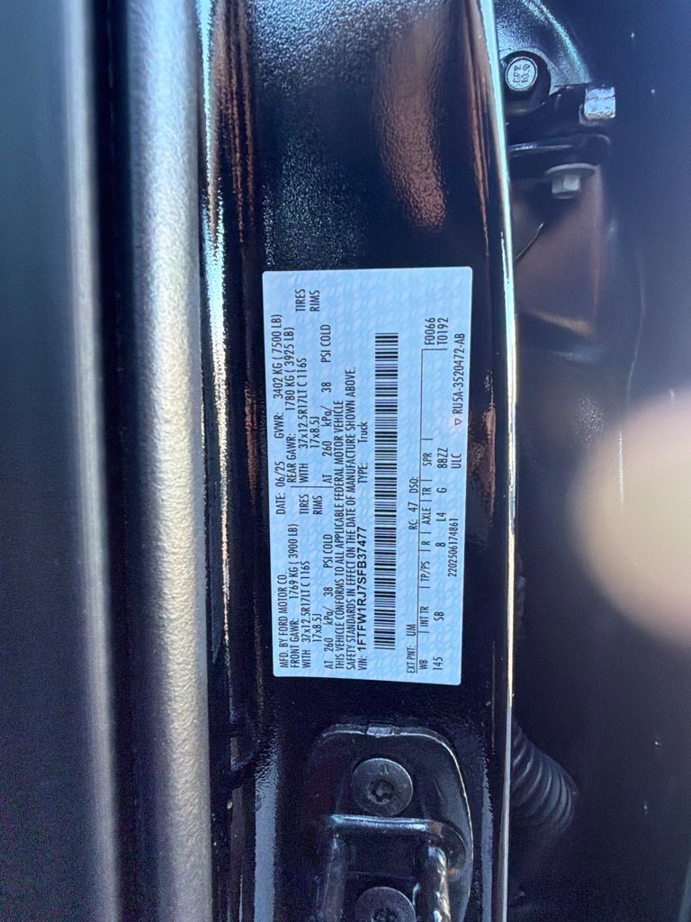 Used 2025 Ford F150 Raptor w/ Equipment Group 803A Raptor R AWD/4WD image 58