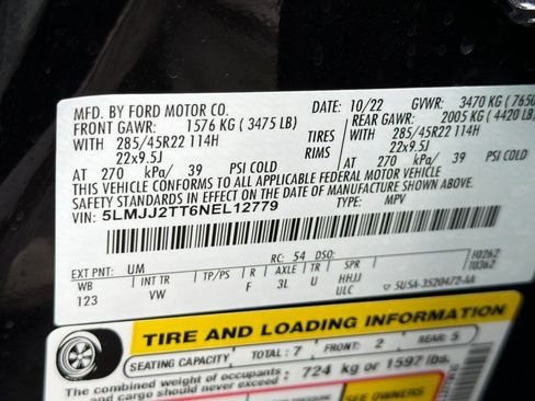 Used 2022 Lincoln Navigator Black Label AWD/4WD image 35