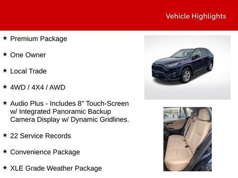 Used 2020 Toyota RAV4 XLE w/ Convenience Package AWD/4WD image 9