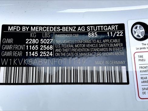 Certified 2022 Mercedes-Benz SL 55 AMG 4MATIC image 33