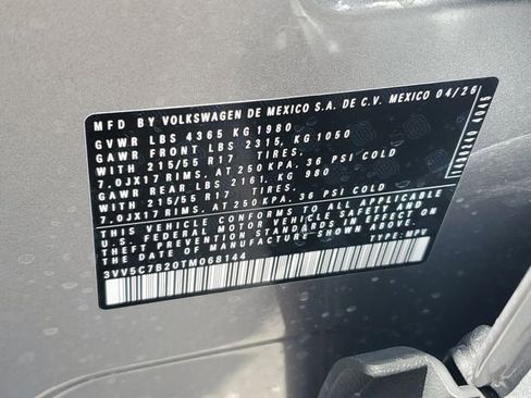 New 2026 Volkswagen Taos S FWD image 26