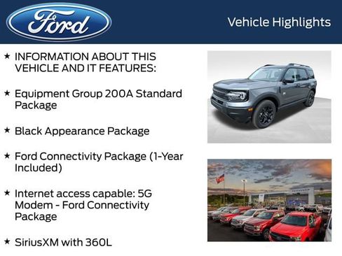New 2026 Ford Bronco Sport Big Bend w/ Black Appearance Package AWD/4WD image 4