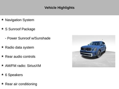 Certified 2024 Kia Telluride S w/ S Sunroof Package FWD image 19