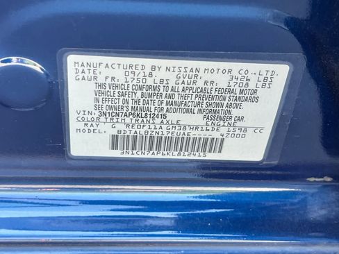 Used 2019 Nissan Versa SV w/ SV Special Edition Package image 29